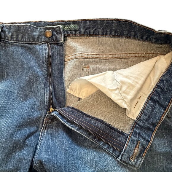 Lauren Jeans Co Ralph Lauren Womens Studded Flare Denim Jeans Size 14 (36x28) - Picture 12 of 13